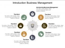 Introduction business management ppt powerpoint presentation portfolio examples cpb