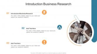 Introduction Business Research In Powerpoint And Google Slides Cpb