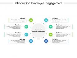 Introduction employee engagement ppt powerpoint presentation slides microsoft cpb