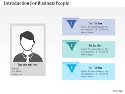 Introduction For Business People Flat Powerpoint Design