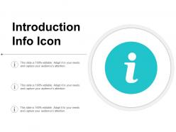 Introduction info icon