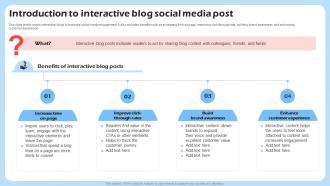 Introduction Interactive Blog Social Harnessing The Power Of Interactive Marketing Mkt SS V