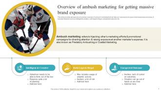 Introduction Of Ambush Marketing To Get Audience Attention Powerpoint PPT Template Bundles DK MM Informative Colorful