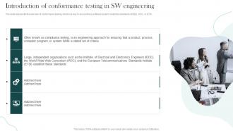 Introduction Of Conformance Testing In Sw Engineering Compliance Testing