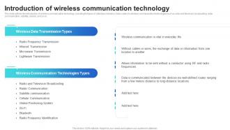 Introduction Of Wireless Communication Technology Mobile Communication Standards 1g To 5g