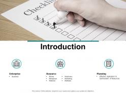 Introduction planning ppt powerpoint presentation infographic template guide