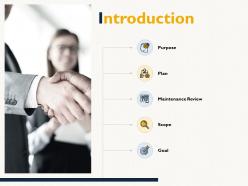 Introduction purpose scope ppt powerpoint presentation infographics show