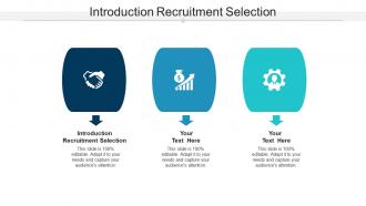 Introduction recruitment selection ppt powerpoint presentation portfolio vector cpb
