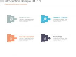 Introduction sample of ppt