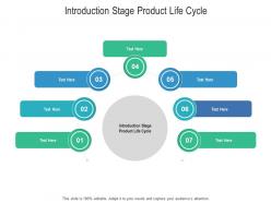 Introduction stage product life cycle ppt powerpoint presentation icon deck cpb