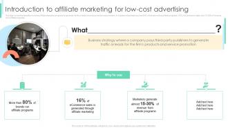 Introduction To Affiliate Marketing For Low Advertising Affiliate Marketing To Increase Conversion Rates