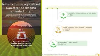 Introduction To Agricultural Robots For Packaging Agricultural Robotics The Future PPT Powerpoint Agri SS