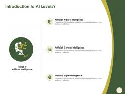 Introduction to ai levels narrow m570 ppt powerpoint presentation infographics maker