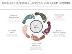 Introduction to analytics powerpoint slide design templates