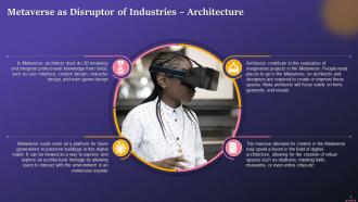 Introduction To Architecture In The Metaverse Training Ppt