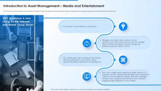 Introduction To Asset Management Asset Management Media And Entertainment