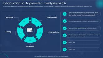 Introduction To Augmented Intelligence IA Machine Augmented Intelligence IT