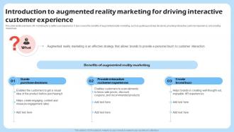 Introduction To Augmented Reality Harnessing The Power Of Interactive Marketing Mkt SS V
