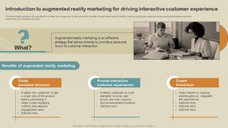 Introduction To Augmented Reality Marketing For Boost Customer Engagement MKT SS