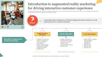 Introduction To Augmented Reality Marketing For Driving Interactive Using Interactive Marketing MKT SS V