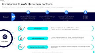 Introduction To Aws Blockchain Partners Exploring Diverse Blockchain BCT SS