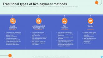 Introduction To B2B E Commerce Payment Methods Powerpoint PPT Template Bundles DK MD Editable Downloadable