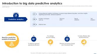 Introduction To Big Data Predictive Analytics Big Data Analytics Applications Data Analytics SS