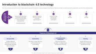 Introduction To Blockchain 4 0 Technology Blockchain 4 0 Pioneering The Next BCT SS