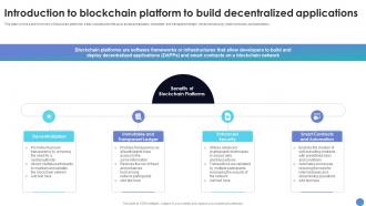 Introduction To Blockchain Platform To Build What Is Blockchain Technology BCT SS V