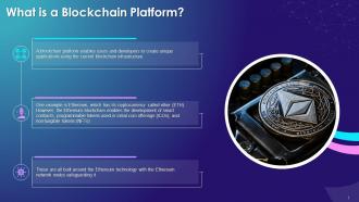 Introduction To Blockchain Platform Training Ppt