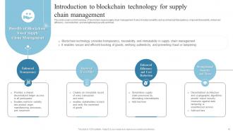 Introduction To Blockchain Technology And Its Applications BCT CD Customizable Graphical