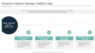 Introduction To Blockchain Technology In Healthcare Mastering Blockchain An Introductory Journey BCT SS V