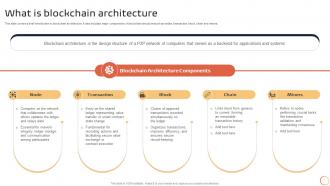 Introduction To Blockchain Technology What Is Blockchain Architecture BCT SS V