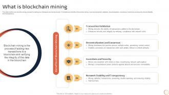 Introduction To Blockchain Technology What Is Blockchain Mining BCT SS V