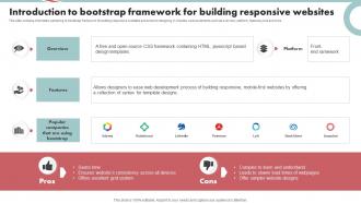 Introduction To Bootstrap Framework For Building Responsive Websites Tech Stack SS