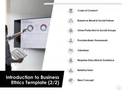 Introduction to business ethics template voluntary powerpoint slides
