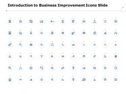 Introduction to business improvement icons slide magnify glass ppt powerpoint slides