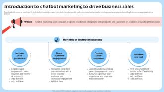 Introduction To Chatbot Marketing Harnessing The Power Of Interactive Marketing Mkt SS V