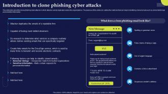 Introduction To Clone Phishing Cyber Attacks Phishing Attacks And Strategies