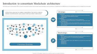 Introduction To Consortium Blockchain Introduction To Blockchain Technology BCT SS