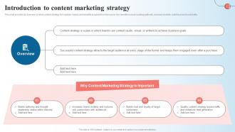 Introduction To Content Marketing Strategy Creating A Content Marketing Guide MKT SS V