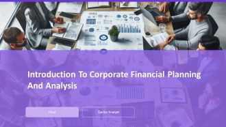 Introduction To Corporate Financial Planning And Analysis PPT Example AT