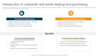 Introduction To Corporate Real Estate Leasing Ultimate Guide To Understand Role BCT SS