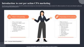 Introduction To Cost Per Action CPA Marketing Implementing CPA Marketing To Enhance Mkt SS V