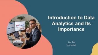 Introduction To Data Analytics And Its Importance PPT PowerPoint AT