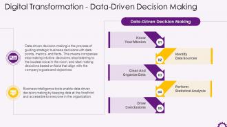Introduction To Data Driven Decision Making Training Ppt