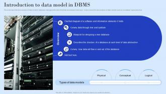 Introduction To Data Model In DBMS Ppt Powerpoint Presentation Summary Show