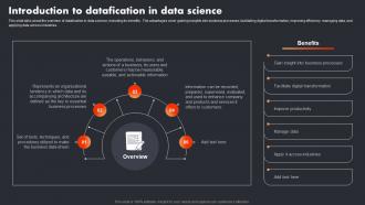 Introduction To Datafication In Data Science Datafication In Data Science