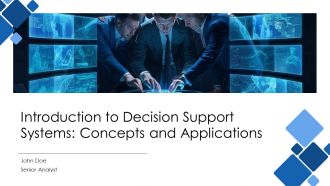 Introduction To Decision Support Systems Concepts And Applications PPT Sample AT