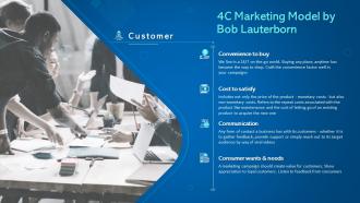 Introduction to digital marketing models 4c marketing model by bob lauterborn